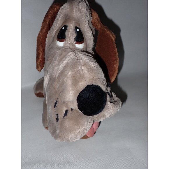 Vtg 1986 ANIMAL PLAYTHINGS Plush KENNEL CLUB SAD BASSET HOUND Wrinkle Puppy Dog - Picture 3 of 8